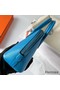 Hermes Bolide 1923 Mini Handmade Bag In Blue Frida Chevre Mysore Leather Replica