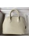 Hermes Bolide 1923 Mini Handmade Bag In Craie Chevre Mysore Leather Replica