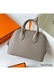 Hermes Bolide 1923 Mini Handmade Bag In Gris Asphalt Evercolor Calfskin Replica