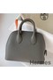 Hermes Bolide 1923 Mini Handmade Bag In Gris Meyer Evercolor Calfskin Replica