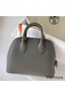 Hermes Bolide 1923 Mini Handmade Bag In Gris Meyer Evercolor Calfskin Replica