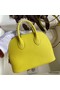 Hermes Bolide 1923 Mini Handmade Bag In Lime Chevre Mysore Leather Replica