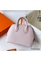 Hermes Bolide 1923 Mini Handmade Bag In Mauve Pale Chevre Mysore Leather Replica