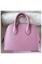 Hermes Bolide 1923 Mini Handmade Bag In Mauve Sylvestre Chevre Mysore Leather Replica
