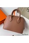 Hermes Bolide 1923 Mini Handmade Bag In Quebracho Chevre Mysore Leather Replica
