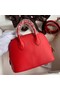 Hermes Bolide 1923 Mini Handmade Bag In Red Chevre Mysore Leather Replica