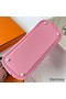Hermes Bolide 1923 Mini Handmade Bag In Rose Confetti Chevre Mysore Leather Replica
