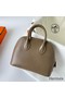 Hermes Bolide 1923 Mini Handmade Bag In Taupe Chevre Mysore Leather Replica