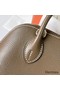 Hermes Bolide 1923 Mini Handmade Bag In Taupe Chevre Mysore Leather Replica