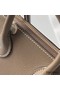 Hermes Bolide 1923 Mini Handmade Bag In Taupe Chevre Mysore Leather Replica