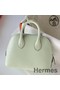 Hermes Bolide 1923 Mini Handmade Bag In Vert Fizz Chevre Mysore Leather Replica