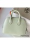 Hermes Bolide 1923 Mini Handmade Bag In Vert Fizz Chevre Mysore Leather Replica