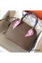 Hermes Bolide 27 Handmade Bag In Taupe Clemence Leather Replica