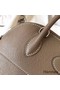 Hermes Bolide 27 Handmade Bag In Taupe Clemence Leather Replica