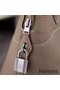 Hermes Bolide 27 Handmade Bag In Taupe Clemence Leather Replica