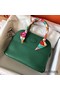 Hermes Bolide 27 Handmade Bag In Vert Vertigo Clemence Leather Replica