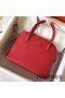 Hermes Bolide 31 Handmade Bag In Red Clemence Leather Replica
