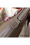 Hermes Bolide 31 Handmade Bag In Taupe Clemence Leather Replica