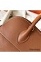 Hermes Bolide 35 Handmade Bag In Gold Clemence Leather Replica