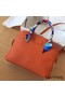 Hermes Bolide 35 Handmade Bag In Orange Clemence Leather Replica