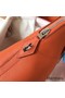 Hermes Bolide 35 Handmade Bag In Orange Clemence Leather Replica