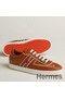 Hermes Boomerang Sneakers In Brown Epsom Calfskin Replica