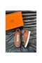 Hermes Boomerang Sneakers In Brown Epsom Calfskin Replica