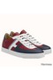 Hermes Boomerang Sneakers In Multicolore Bordeaux Leather Replica