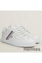Hermes Boomerang Sneakers In Multicolore White Leather Replica