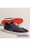 Hermes Boomerang Sneakers In Noir Epsom Calfskin Replica