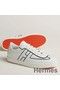 Hermes Boomerang Sneakers In White Epsom Calfskin Replica