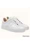 Hermes Boomerang Sneakers In White Epsom Leather Replica