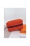 Hermes Bride-a-Brac Large Case in Orange Canvas Replica