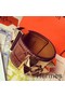 Hermes Brown Crocodile Collier de Chien Bracelet Size S Replica