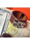 Hermes Brown Crocodile Collier de Chien Bracelet Size S Replica