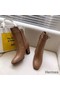 Hermes Brown Joueuse Ankle Boots Replica