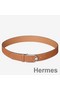 Hermes Brown Licol 40 MM Reversible Leather Belt Replica