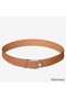 Hermes Brown Licol 40 MM Reversible Leather Belt Replica