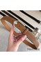 Hermes Brown Licol 40 MM Reversible Leather Belt Replica