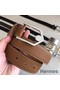 Hermes Brown Licol 40 MM Reversible Leather Belt Replica
