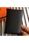 Hermes Calvi Card Holder In Black Epsom Leather Replica