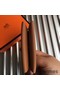 Hermes Calvi Card Holder In Gold Epsom Leather Replica