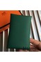 Hermes Calvi Card Holder In Green Epsom Leather Replica