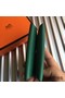 Hermes Calvi Card Holder In Green Epsom Leather Replica