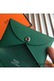 Hermes Calvi Card Holder In Green Epsom Leather Replica