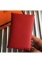 Hermes Calvi Card Holder In Red Epsom Leather Replica