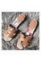 Hermes Camel Swift Oasis Sandals with Botanique Printed Replica