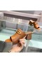 Hermes Camilla Mules 60MM In Brown Calfskin Replica