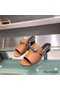 Hermes Candy 40mm Sandals In Brown Calfskin Replica