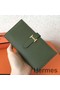 Hermes Canopee Clemence Bearn Gusset Wallet Replica